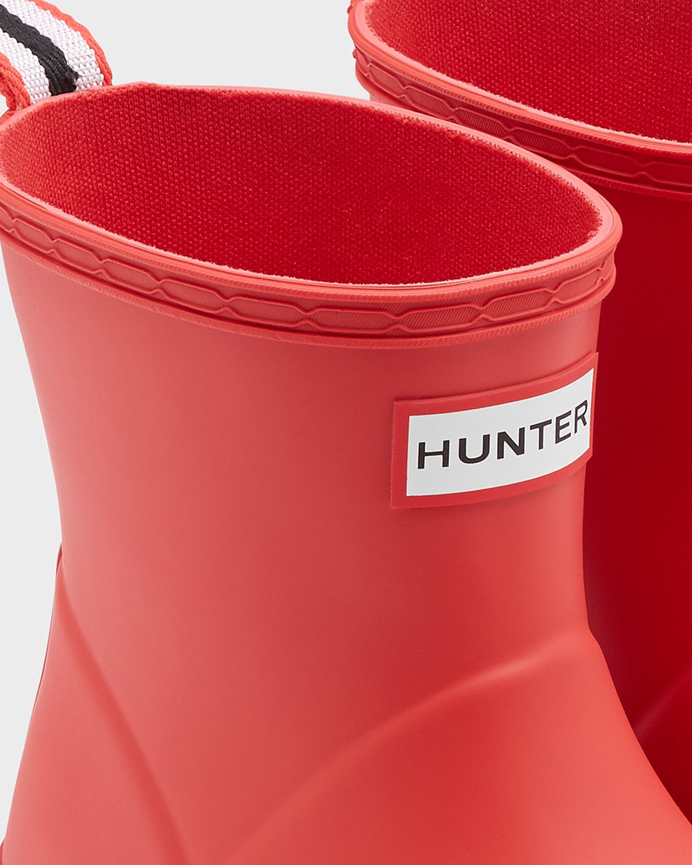 Play Botas Hunter Mujer - Original Short Rain - Rojos - GJCFSUH-45